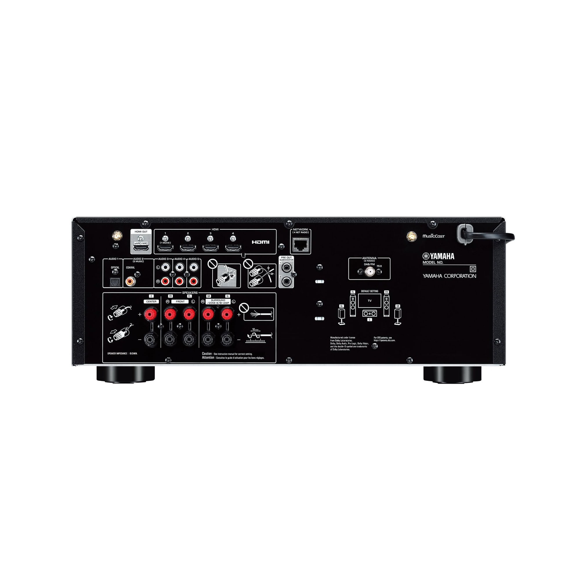 Receiver Yamaha MusicCast RX-V4A - imagine 4